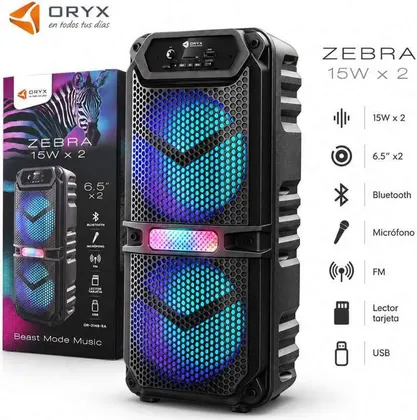 PARLANTE ORYX ″ ZEBRA 2X6.5
