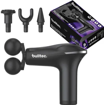 PISTOLA MASAJEADORA 2 PELOTAS 4 PUNTAS ELITE PERCUSSION BULLTEC MT386