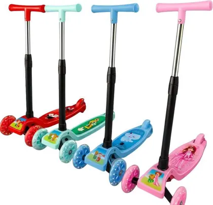Monopatin Para Niños 4 Colores Disponibles 72cm de alto x 57cm de largo