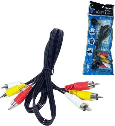 Cable DV 3RCA a 3RCA 1.5mts ROCKETT