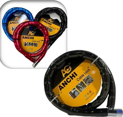 CADENA PARA MOTO ANCHI CABLE LOCK AC828-1/2004