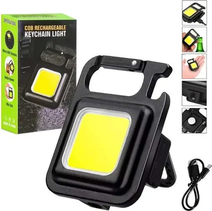 Llavero Luz LED Recargable USB-C COB KEYCHAIN