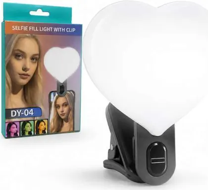 Luz Portátil Para Selfies Con Clip Para Teléfono 3 Tonos DY-04