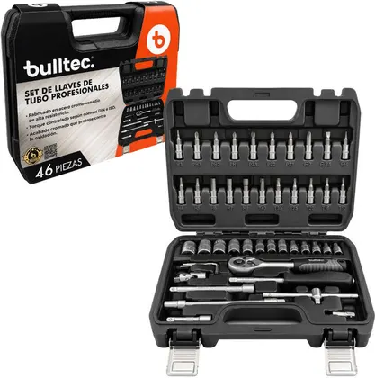 Set de Llaves Tubo x46Pcs BULLTEC BT0046