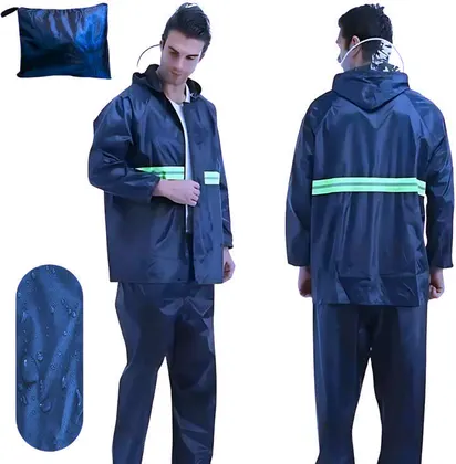 Conjunto Impermeable Piloto Azul BT-12070