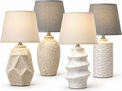 Lampara Velador Ceramica Varios Modelos TABLE LAMP TBL01/02/03/04