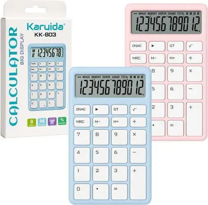 Calculadora Digital Colores Pastel KARUIDA KK-803