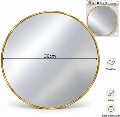 ESPEJO CIRCULAR FLEXIBLE 30X30 MIRROR