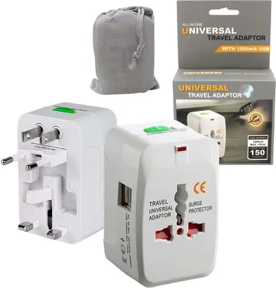 Adaptador Mundial + 2 USB