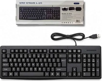 Teclado USB para PC con Teclado Numérico AOAS A-1015