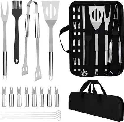 Kit Parrillero con Pinchos x16Pcs en Estuche ACC0176/0206