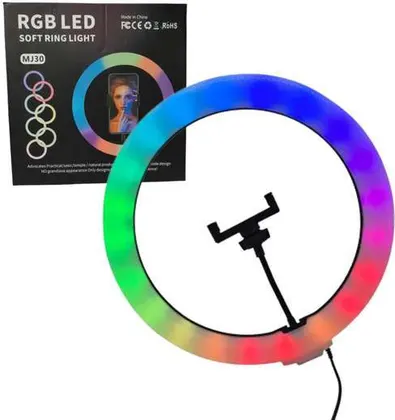 Aro de Luz RGB Led MJ30 ″ 12 30CM (Sin Trípode)