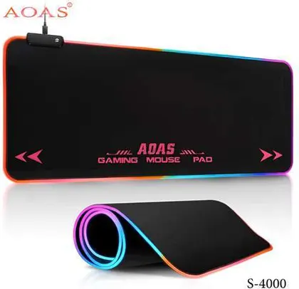 Mouse Pad Gamer 80x30cm AOAS S4000 RGB
