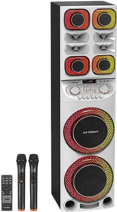 Parlante Hytoshy 2×12 Pulgadas Bluetooth Aux SD FM RGB W1219