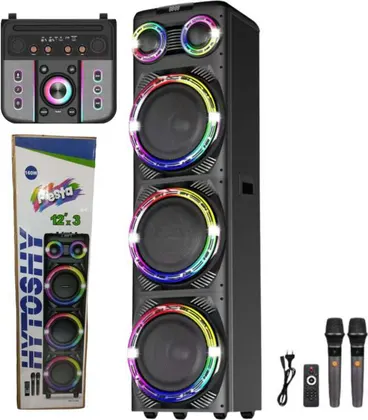 Parlante Torre RGB Bluetooth 3×12 Pulgadas HYTOSHY HY-312A