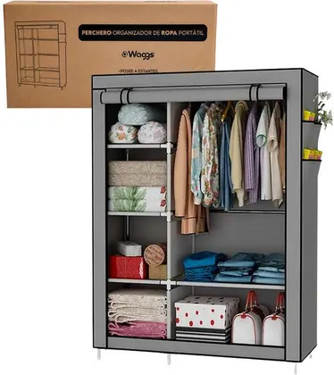 Armario Perchero Organizador de Ropa Portatil WAGGS 1118