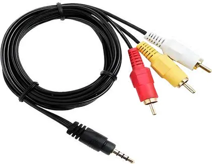 Cable Mini Plug a 3 RCA 1.5Mts