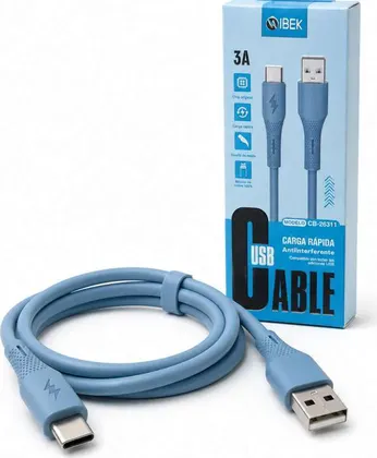 CABLE 3A IBEK USB-TIPO C CB-26311