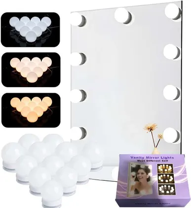 Tira 10 Focos Lampara Led Vanity MR21120