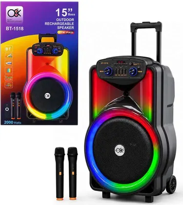 Parlante Bluetooth 15 Pulgadas PARTY BOX BT-1518