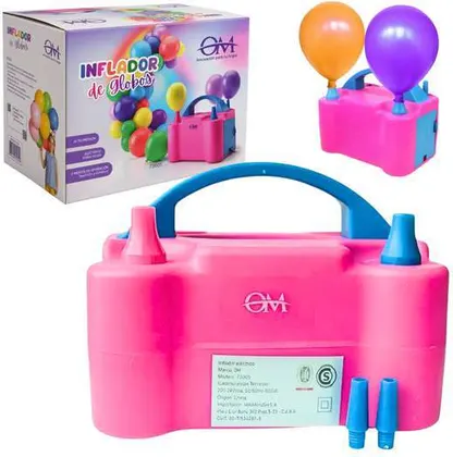 Inflador de Globos Electrico OM 73005