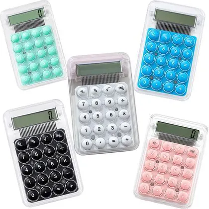 CALCULADORA MINI EN BOLSITA KK-1020