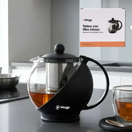 Tetera con Filtro Infusor de Acero Inoxidable WAGGS TETE-1044
