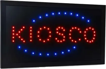 Cartel LED KIOSKO Sings ADBO-6