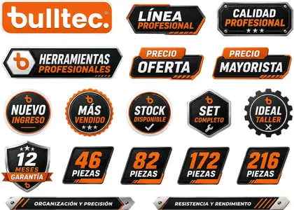 Set de Llaves Tubo x172Pcs BULLTEC BT0172