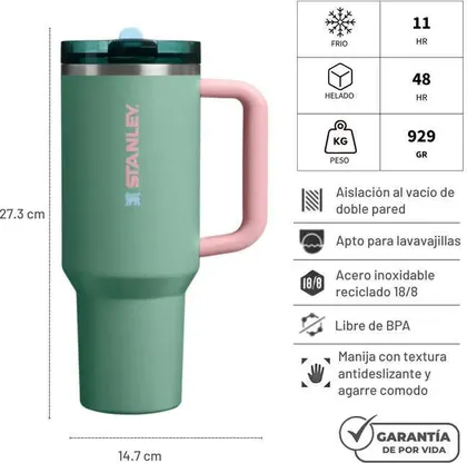 Vaso Stanley x Anto R. Acero Inoxidable BPA Free