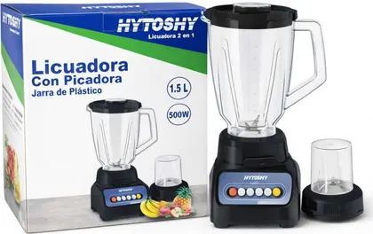 LICUADORA CON PICADORA JARRA PLASTICA HY-999P
