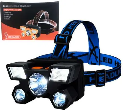 Linterna Minera 5 Lamparas HEADLAMP XY501