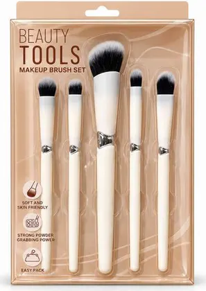 SET DE BROCHAS BEAUTY TOOLS BT3530 X5PCS