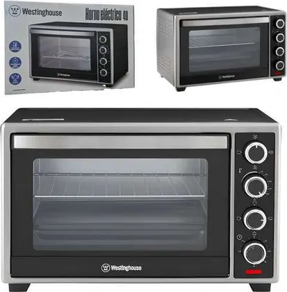 Horno Eléctrico Westinghouse 40lts. Negro WSH- HE400012000RC