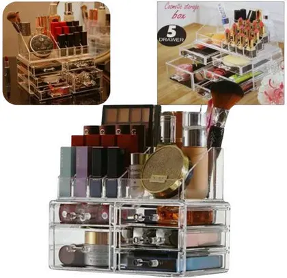 Caja Organizadora de Cosmeticos 5 Drawer Joyero Alhajero JN-805