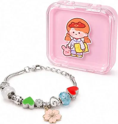 Pulsera Estilo Pandora x Unidad CUTE GIRL JN52213