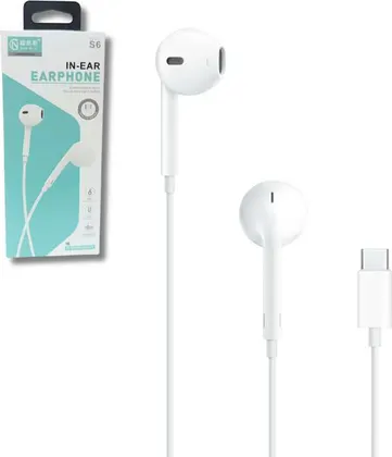 Auricular con Cable Tipo C IN-EAR EARPHONE S6