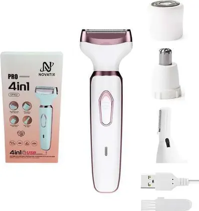 Depiladora Afeitadora 4 EN 1 NOVATIX DP402