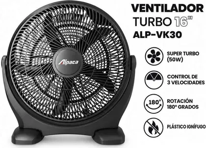 VENTILADOR TUBO ALPACA 16 50W ALPVK30N