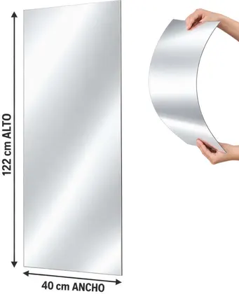 ESPEJO FLEXIBLE RECTANGULAR 40X122CM BT6554