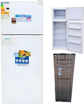 HELADERA CON FREEZER KANJI 260 KJH-HD260-W