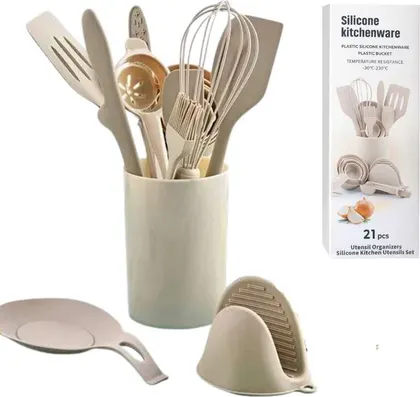 SET DE COCINA SILICONE KITCHENWARE 21PCS SS21-03