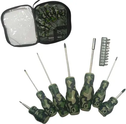 Set de Destornilladores x17Pcs CAMUFLADO