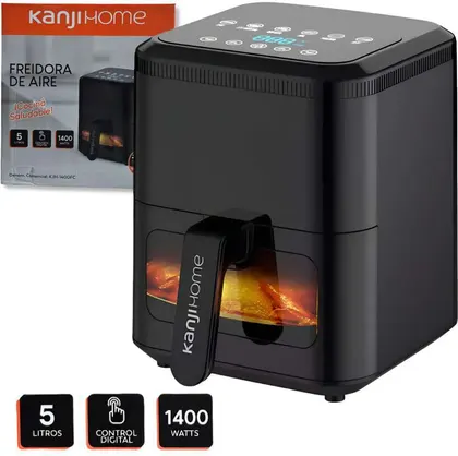 Freidora De Aire Kanji Digital 5 Litros KJH-1400FC 1400w