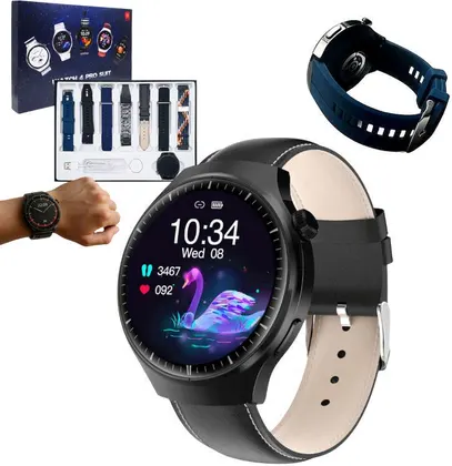 Smartwatch Redondo 8 en 1 WATCH 4 PRO SUIT