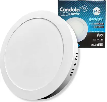 PLAFON LED CANDELA 24W CIRCULAR FRIA 7560