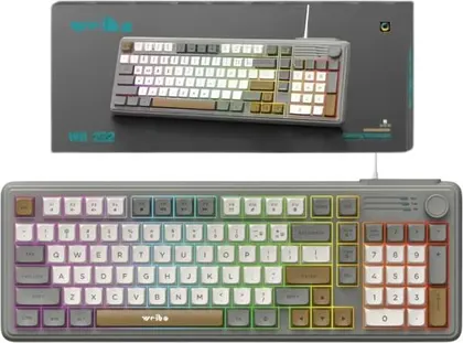 Teclado USB 99 Teclas con Luz RGB Gaming WEIBO WB-222
