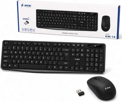Combo Teclado y Mouse Inalambricos JITE KM-19
