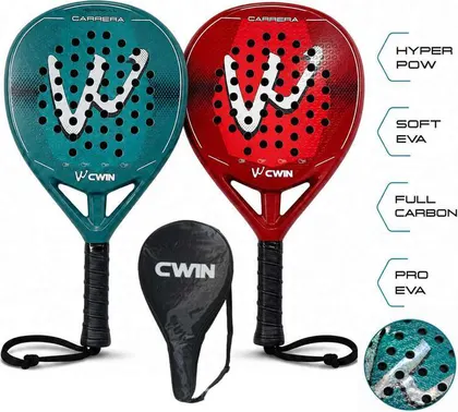 Paleta de pádel Camewin 5022 de Fibra de Carbono
