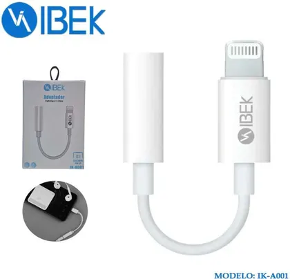 CABLE ADAPTADOR IBEK TIPO IPH JACK 3.5MM IK-A001
